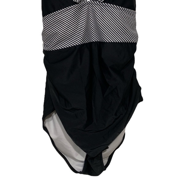 Medium Ruffled beachsissi brand black white converted to halter neck tie strap - Picture 3 of 7